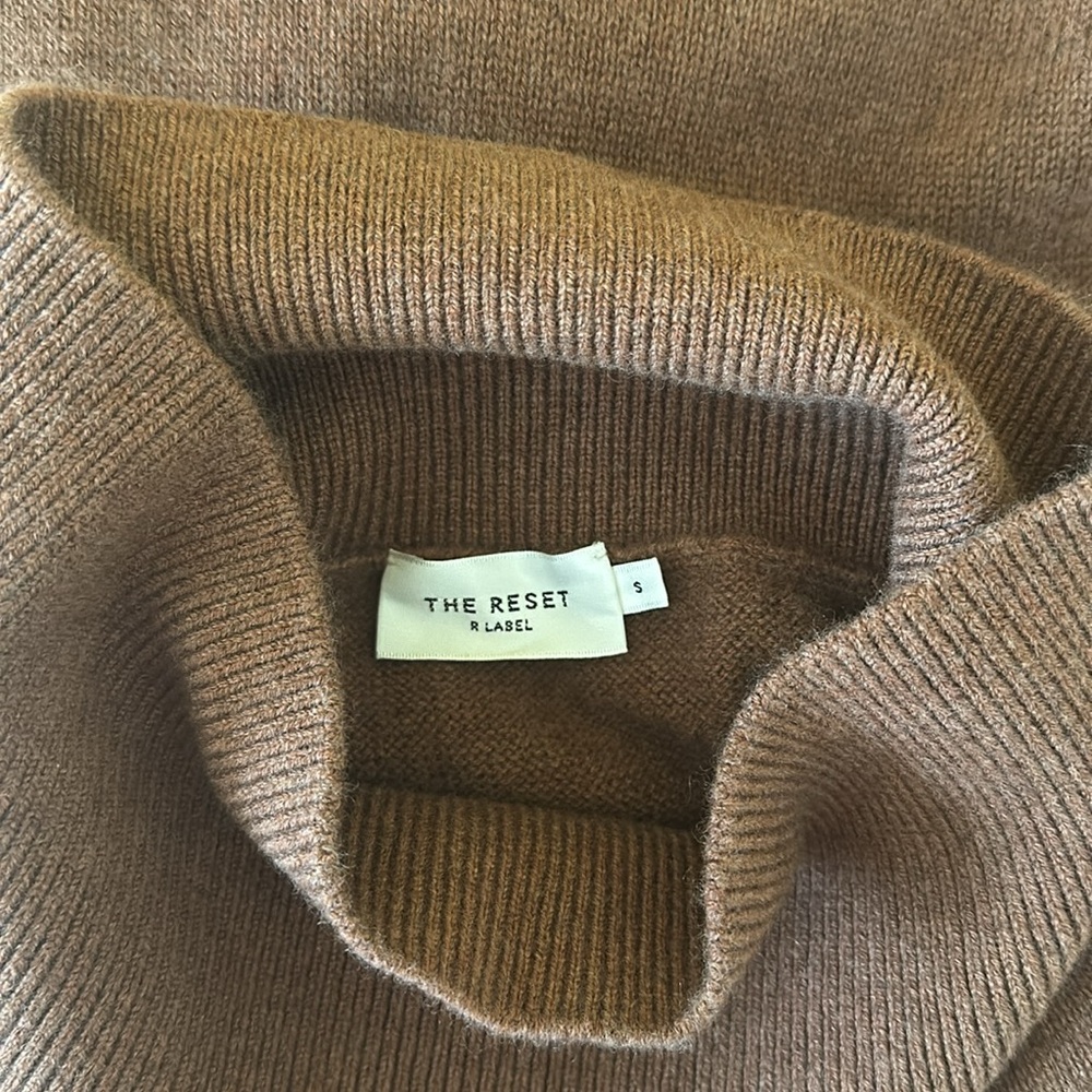 The Reset Perfect Pencil Knit Midi Skirt in Cedar Brown Size S - Picture 8 of 15